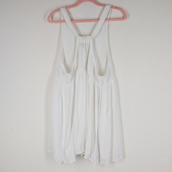 O'NEILL White Flowy Racerback Tank Dress size XL - Picture 2 of 6